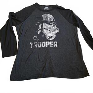 Star Wars Trooper Graphic Long Sleeve Shirt XL